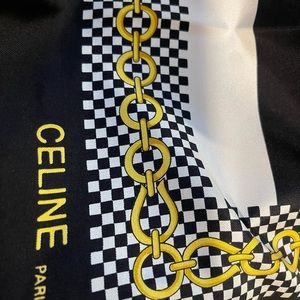 Authentic Celine Silk Scarf